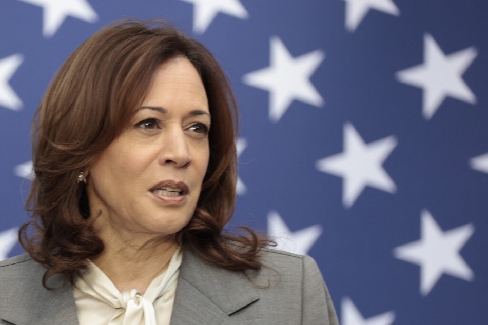 Vice President Kamala Harris' appearance on Jimmy Kimmel Live was disrupted multiple times by peace activists demanding an end to US support for Israeli massacres in Gaza.