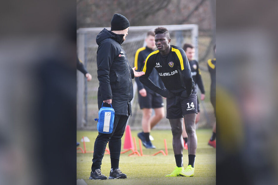 Moussa Koné am Mittwoch.