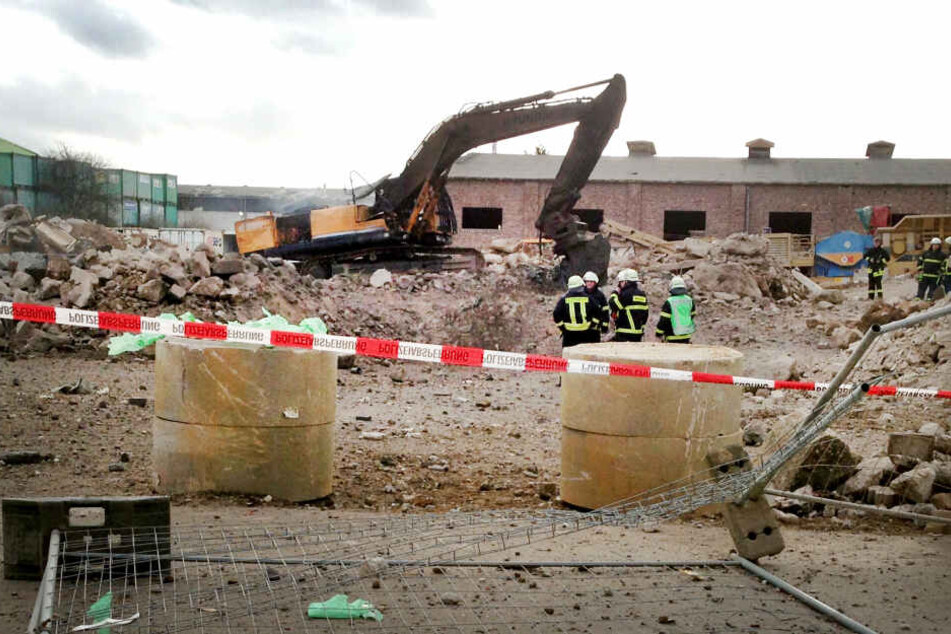 Die Bombe war am 3. Januar 2015 bei Baggerarbeiten in einem Industriegebiet explodiert.