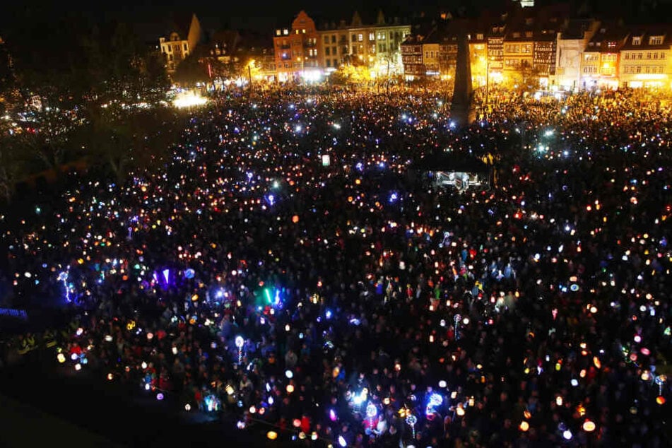 Jedes Jahr wieder ein Highlight: Der Martinimarkt in Erfurt.