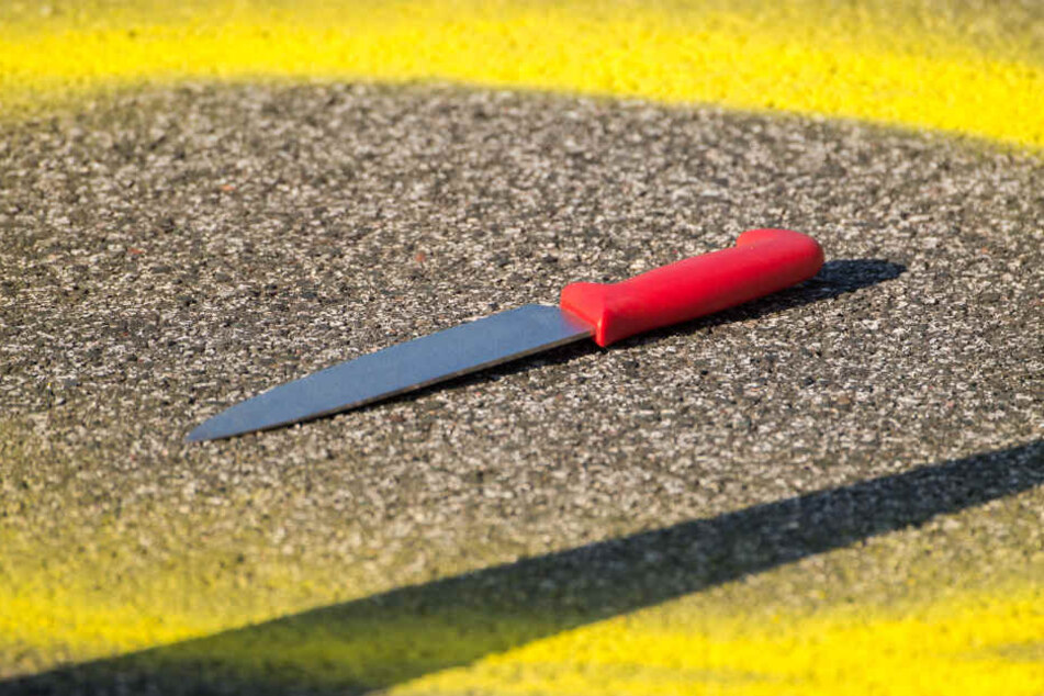 Mit diesem Messer hatte der Angreifer die Passanten bedroht.