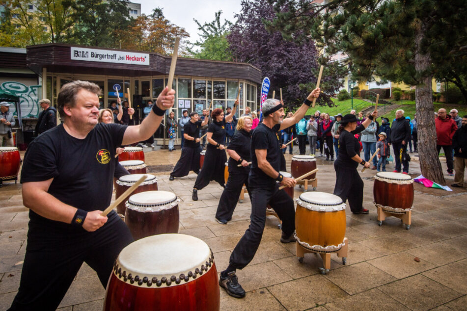 2020 machte das mobile Hutfestival Halt am beliebten Bürgertreff "bei Heckerts". (Archivbild)