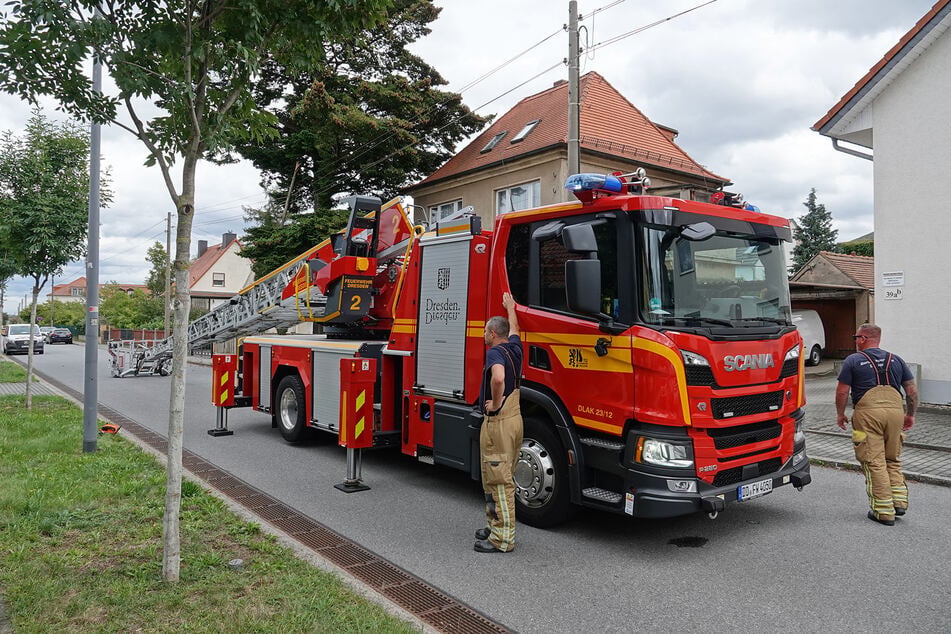 Während des Einsatzes musste die Gartenstraße gesperrt werden.