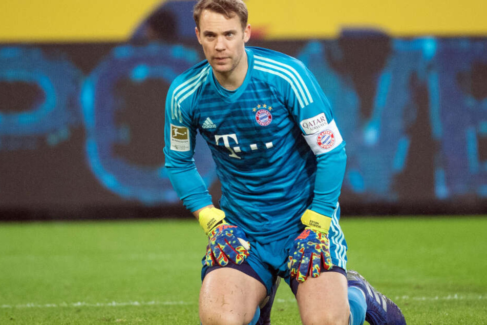 Manuel Neuer hatte sich gegen Fortuna Düsseldorf eine Verletzung an der Wade zugezogen.