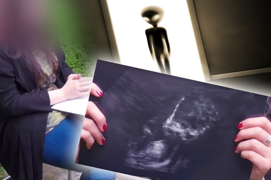 In fünf Monaten soll das Baby kommen: Frau behaupt, ein Alien hätte sie geschwängert