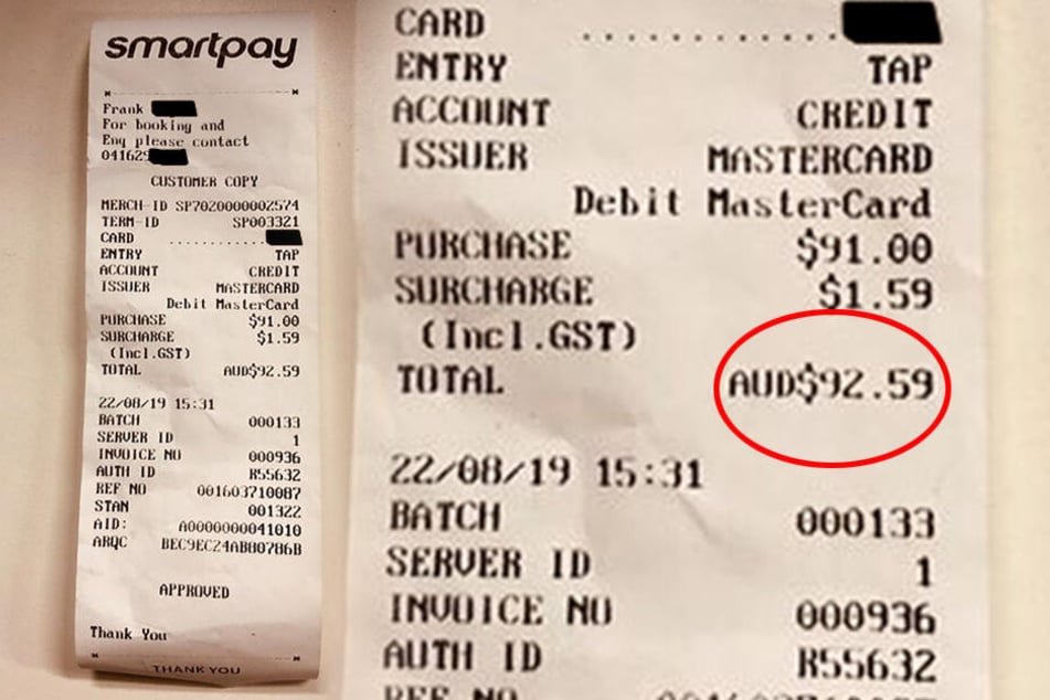 92,59 Australische Dollar (rund 56 Euro) zahlte ein Taxigast für 10 Minuten Fahrt.