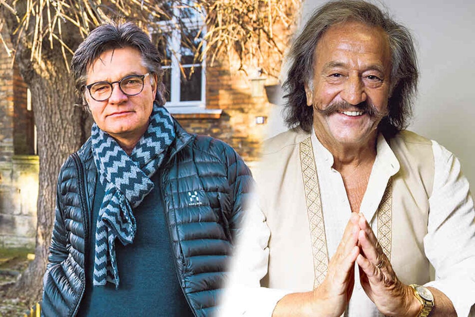 Entertainer Karl-Heinz Bellmann (li, 71) lädt wieder auf den Luisenhof - auch Peter Escher (64) wird befragt.