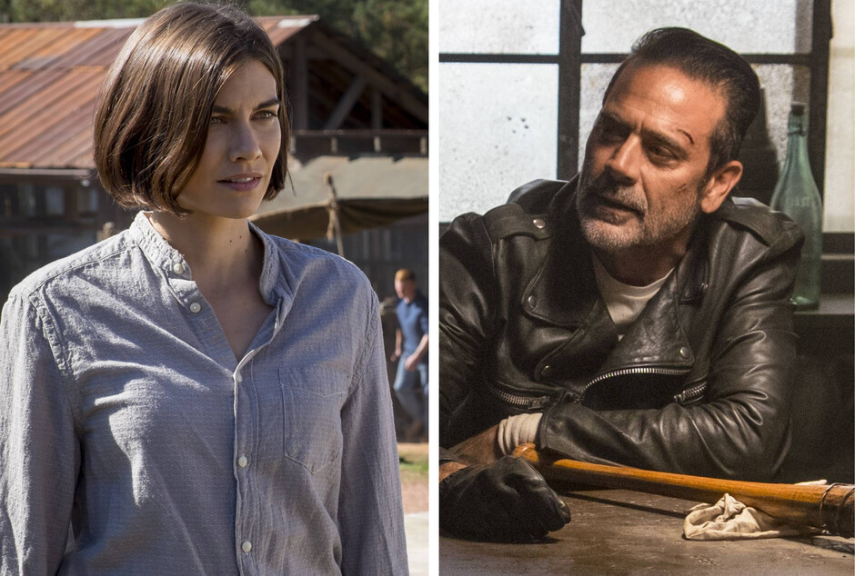 (From l. to r.) Lauren Cohen and Jeffrey Dean Morgan will reprise their roles as Maggie and Negan in Isle of the Dead.