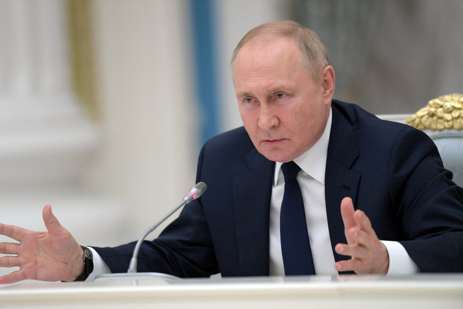 Russian President Vladimir Putin at a meeting with parliamentary leaders in Moscow on Thursday.
