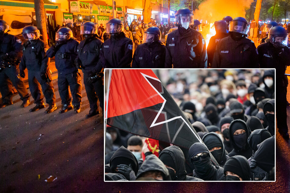 Teilnehmer der Revolutionären 1. Mai-Demonstration fürchten ein Verbot von Corona-Masken. Die Polizei bestreitet solche Überlegungen.