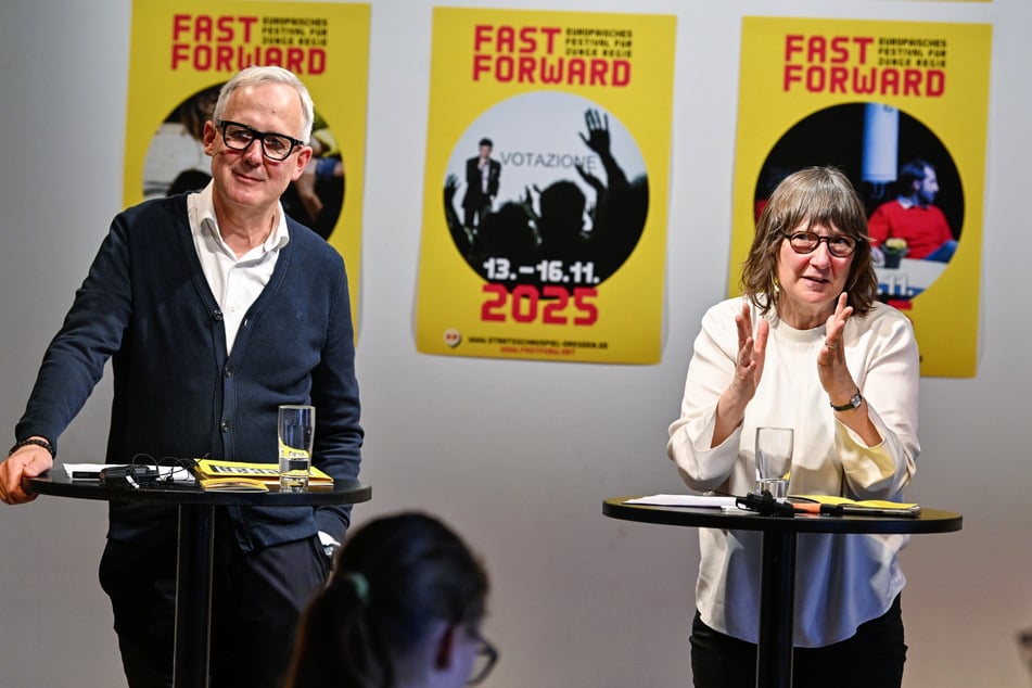 Joachim Klement (64) und Charlotte Orti von Havranek (56) bei der Vorstellung des letzten Fast-Forward-Jahrgangs.