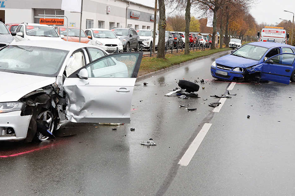 Mehrere Verletzte nach Unfällen in Chemnitz