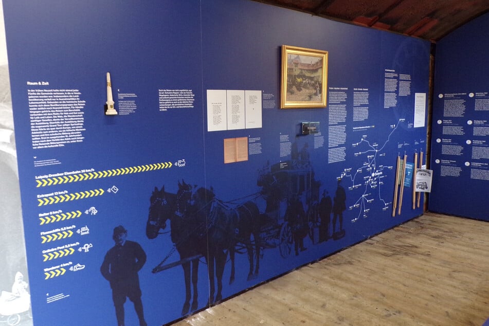 Aus der Ausstellung wurde unter anderem die Postmeilensäule (l.) geklaut. (Archivfoto)