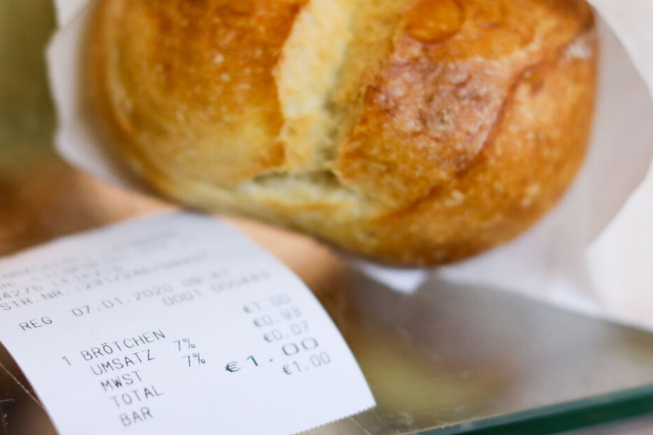 Auch wenn nur ein Brötchen gekauft wird, muss ein Bon ausgedruckt werden.
