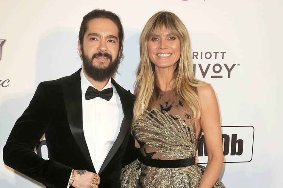 Heidi Klum und Tom Kaulitz, chic angezogen bei der Elton John AIDS Foundation Oscar Viewing Party 2019.