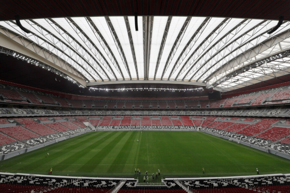 Das Al-Bayt-Stadion in Doha (Katar).