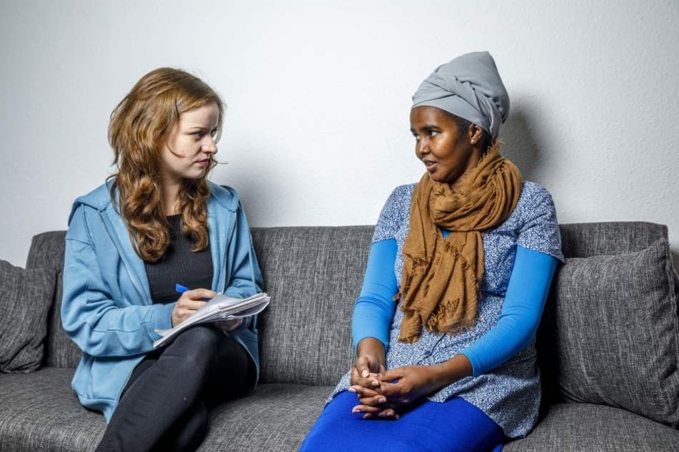 Opfer Awo D. (19) im Gespräch mit TAG24-Reporterin Franziska Klemenz.