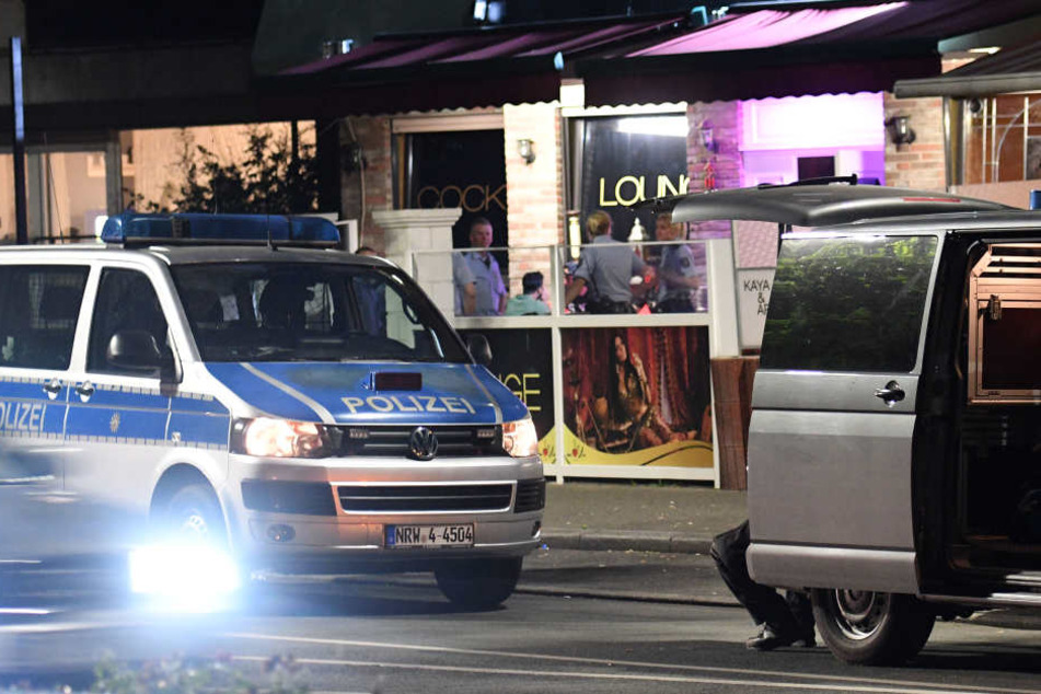 Polizeieinsatz bei einer Shisha-Bar in Gelsenkirchen.