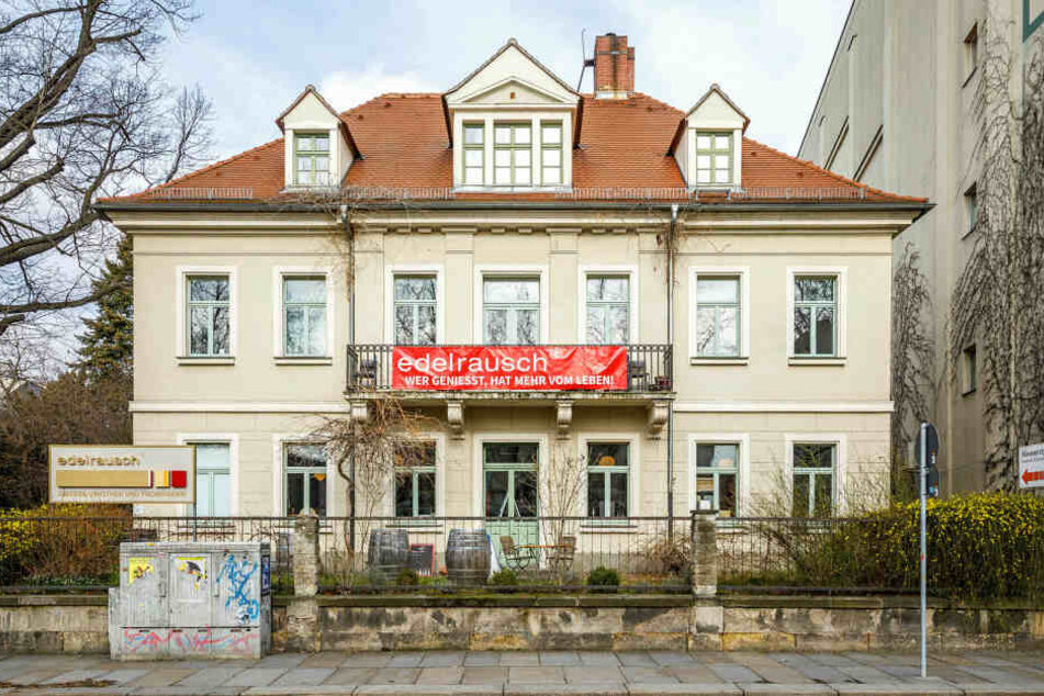 Seit 2015 befindet sich die Neustädter "edelrausch"-Filiale in der Villa an der Bautzner Straße 21.