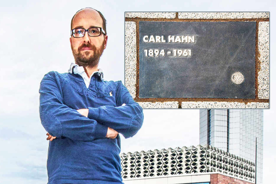 Nico Brünler (Linke) fordert, dass die Ehrentafel für Carl Hahn wieder
entfernt wird.