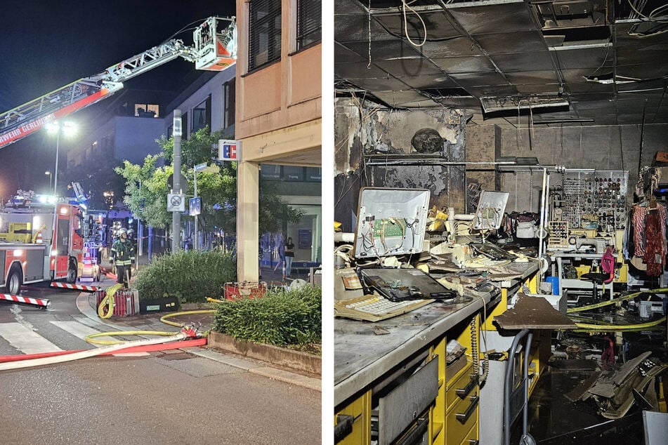 Gebäudebrand hält Feuerwehr in Atem, dann treiben auch noch Gaffer ihr Unwesen