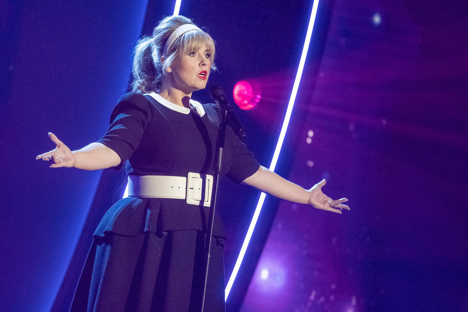 Maite Kelly (41) bei ihrem Auftritt in der "Giovanni Zarrella Show".