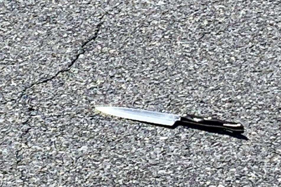 Mit diesem Küchenmesser wollte Finan Berhe einen Polizisten attackieren.