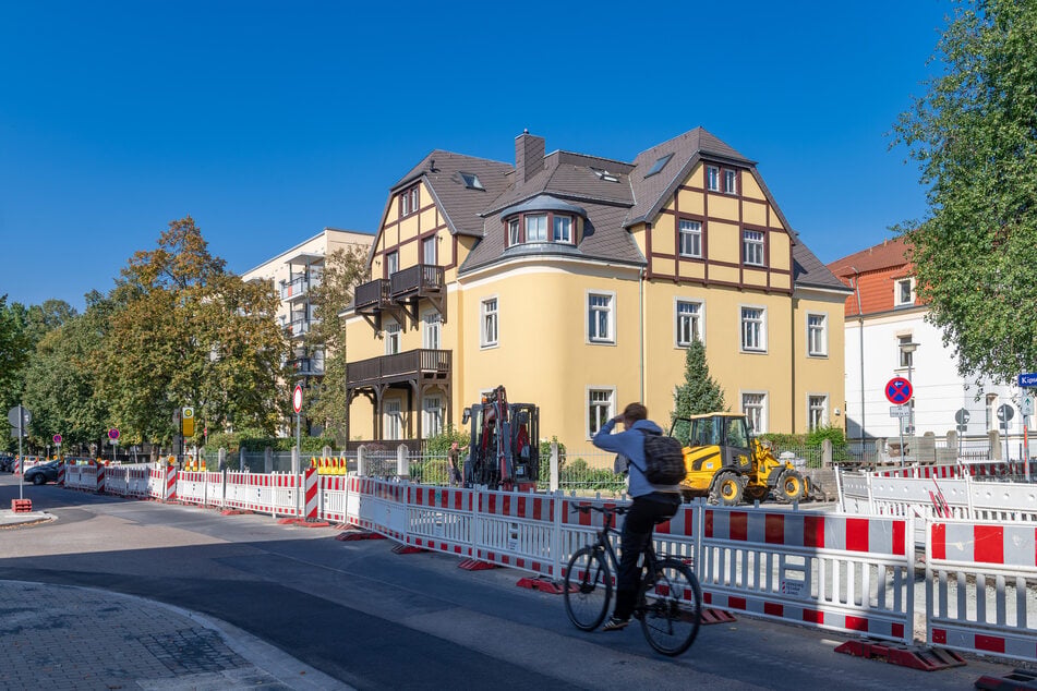 Kreuzungsbau für sichere Rad- und Schulwege in Striesen