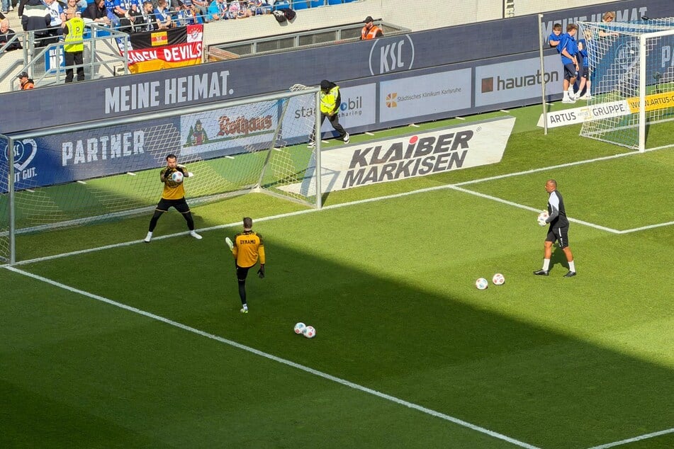 Tim Schreiber und Elias Bethke sind schon länger draußen.