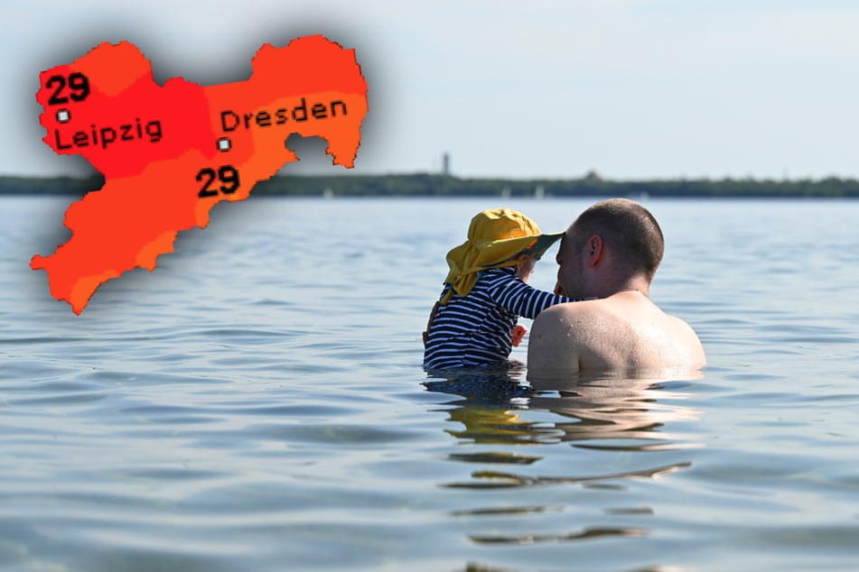 Am Wochenende wird es so heiß, dass sich ein Sprung ins kühle Nass noch einmal lohnt.