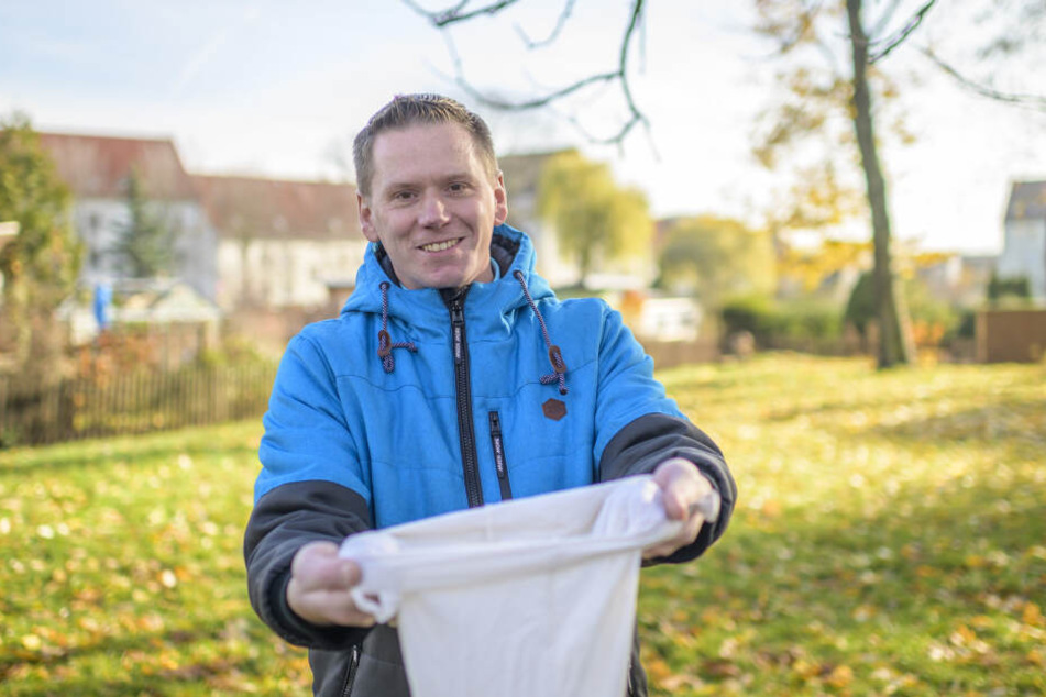 Der Zwickauer Maik Klaumünzer (41) startete einen Aufruf zur Rettung der Tafel.