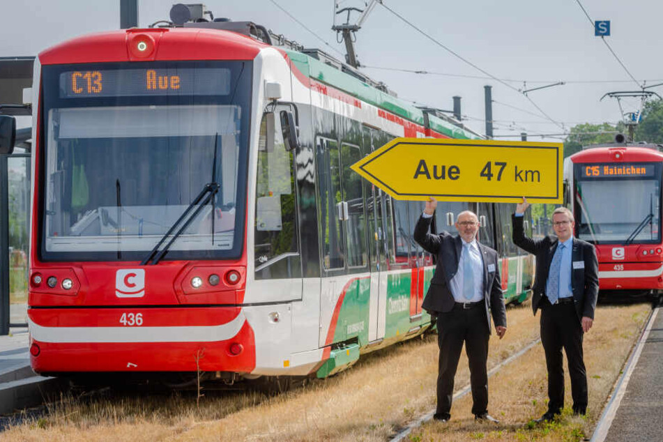 Bis Juni sollen die Bauarbeiten an den Bahnbrücken beendet sein. Im Dezember soll dann die Citybahn von Chemnitz nach Aue rollen.