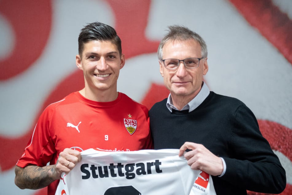 VfB-Sportvorstand Michael Reschke stellte seinen zweiten Neuzugang vor: Steven Zuber ist bis zum Sommer von der TSG Hoffenheim ausgeliehen.