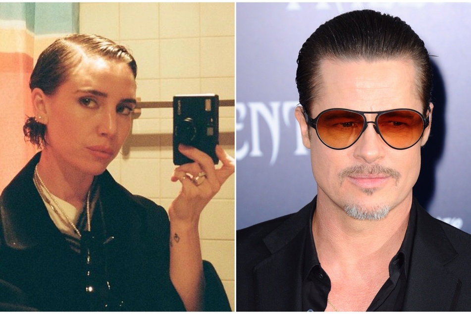 On Wednesday, a few outlets reported that Brad Pitt (r) has been secretly dating singer, Lykke Li (l).