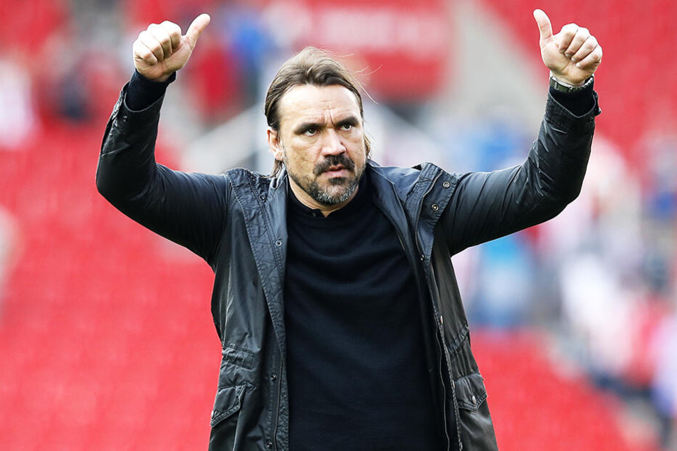 Größter sportlicher Erfolg in der Karriere des deutschen Trainers Daniel Farke: Der Aufstieg mit Norwich City in die Premier League.