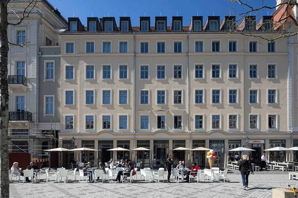 Der neue Eis-Italiener befindet sich im Erdgeschoss. Links das Blobel-Haus.