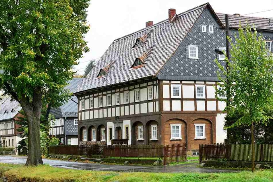 Wie hier in Großschönau gibt es noch rund 6000 Umgebindehäuser in der
Oberlausitz.