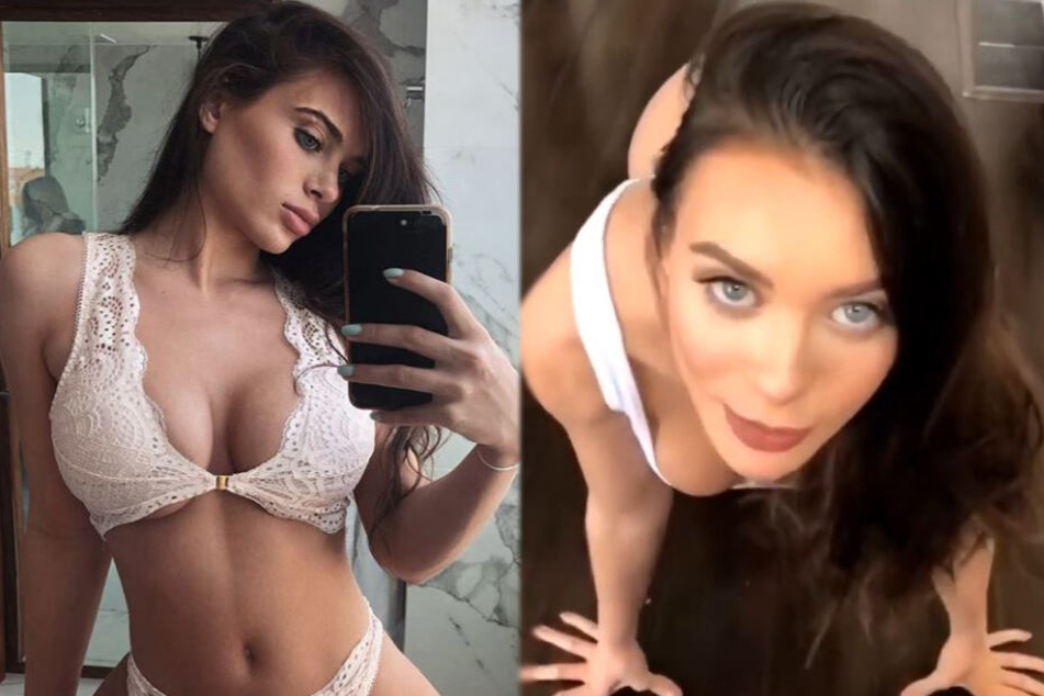 Auf ihren Instagram- und YouTube-Kanälen weiß sich die Pornodarstellerin in Szene zu setzen.