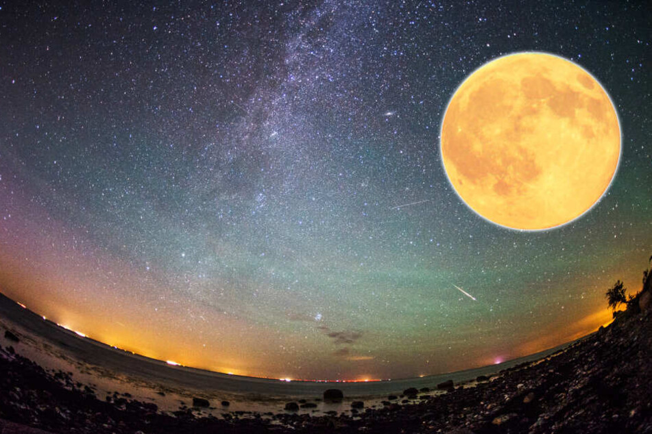 Erdbeermond & Meteoriden: Spektakuläre Aktivität im Weltall zu sehen