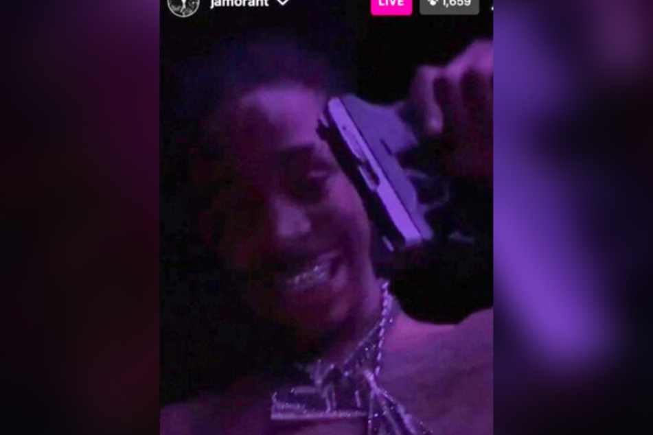 Ja Morant was seen holding what appeared to be a gun against his face on an Instagram live on March 4.