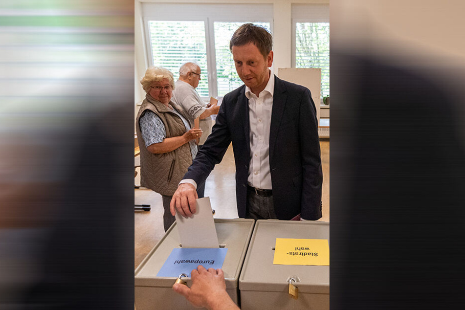 Die CDU von Michael Kretschmer kam in Sachsen nur auf 26,3 Prozent.
