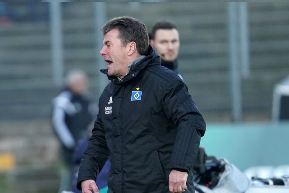 HSV-Trainer Dieter Hecking ist unzufrieden mit der Leistung der Mannschaft. (Archivbild)