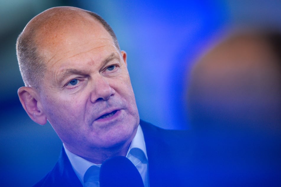 Bundeskanzler Olaf Scholz (66, SPD) am Mittwoch in Schwerin.