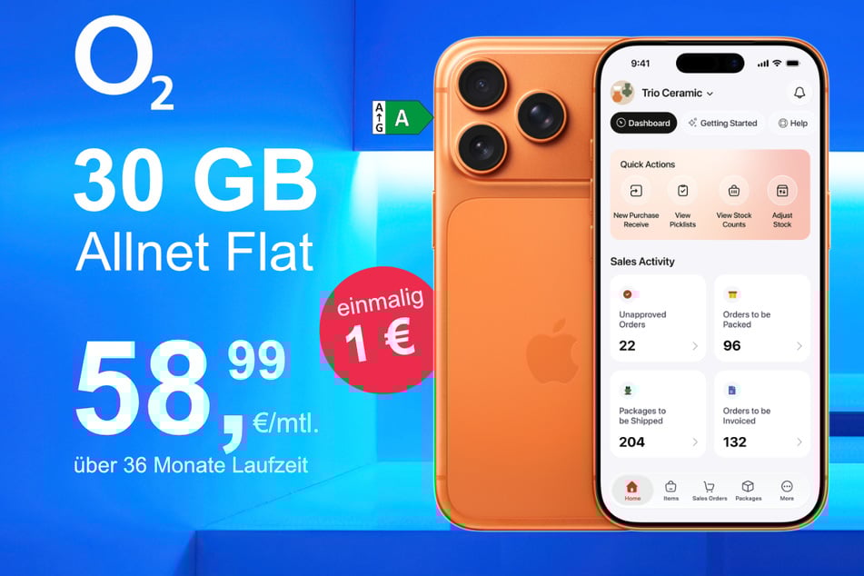 Das neue iPhone 17 Pro inkl. 30 GB Datenvolumen für nur 1 Euro exklusiv bei o2.