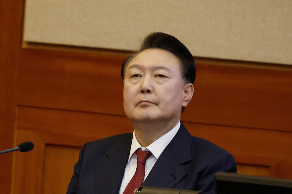 South Korea’s ex-president Yoon Suk Yeol attends the fourth hearing of his impeachment trial over his short-lived imposition of martial law at the Constitutional Court in Seoul, South Korea, on January 23, 2025.