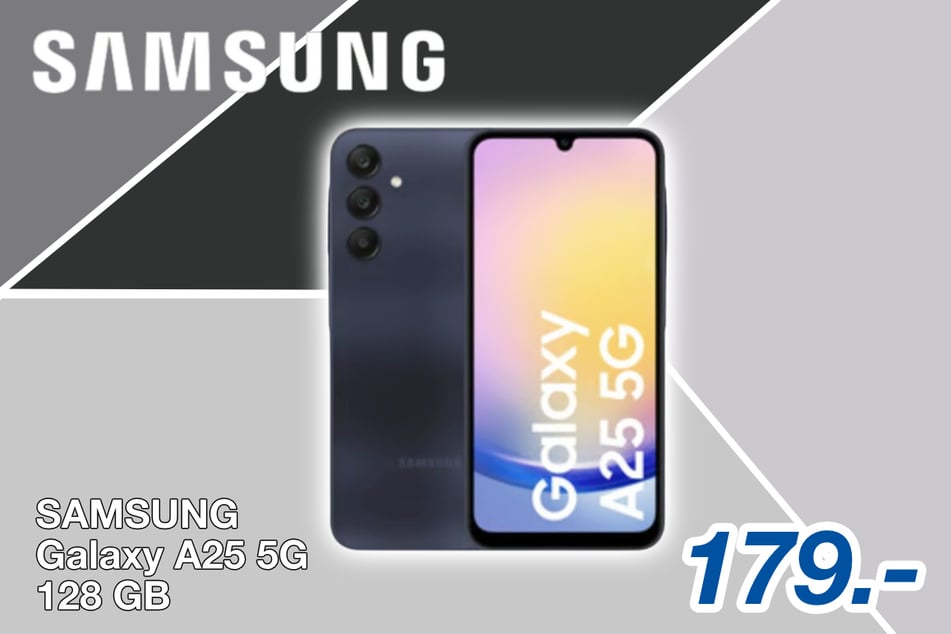 Das Samsung Galaxy A25 5G
für 179 Euro