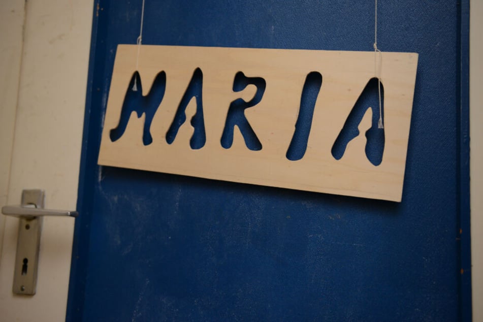 Das Schild hing an der Zimmertür des damals vermissten Mädchens Maria.