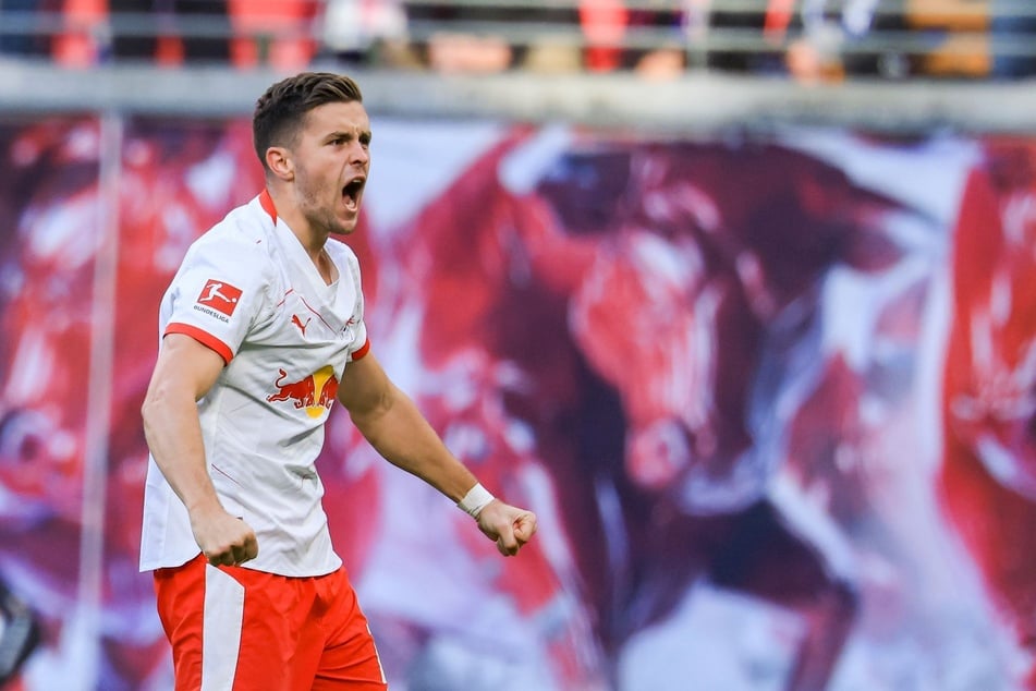 Christoph Baumgartner schoss seine Leipziger mit einem Doppelpack zum Heimtriumph.