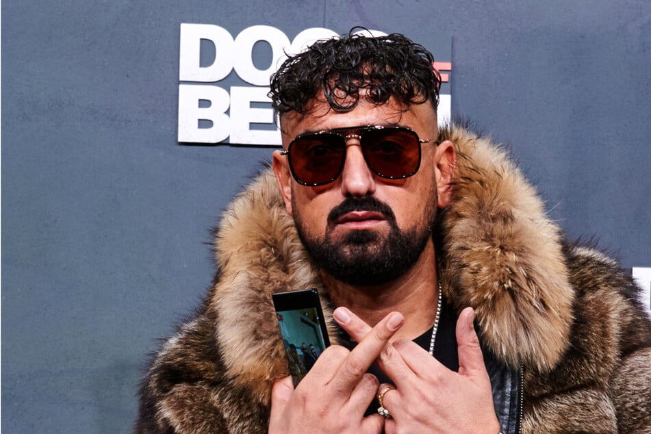 Ein Foto aus dem Jahr 2018: Mittlerweile tritt der Rapper nur noch mit Maske auf.