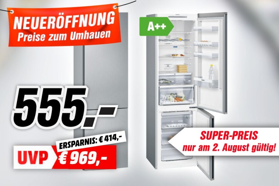 Nur Am 2 August Bis Zu 47 Rabatt Auf Kuhlschranke Und Waschmaschinen Von Siemens 24